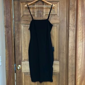 Lulus black dress thin strapped never worn